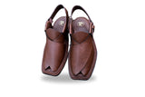 3-Gear Mustard-Brown Peshawari Chappal