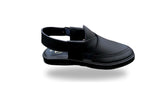 Kaptaan Round Matte Black - Peshawari Chappal Premium