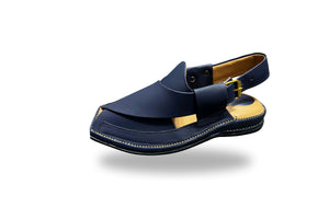 Premium Zalmi Blue - Peshawari Chappal