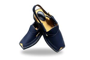 Premium Zalmi Blue - Peshawari Chappal